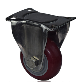 3寸不銹鋼PU定向輪